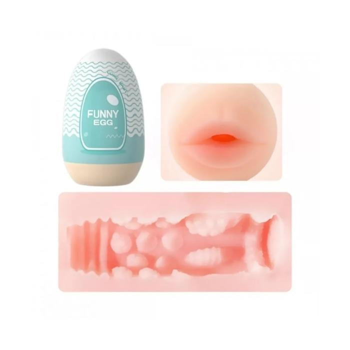 Masturbador Huevo Funny Egg Blue