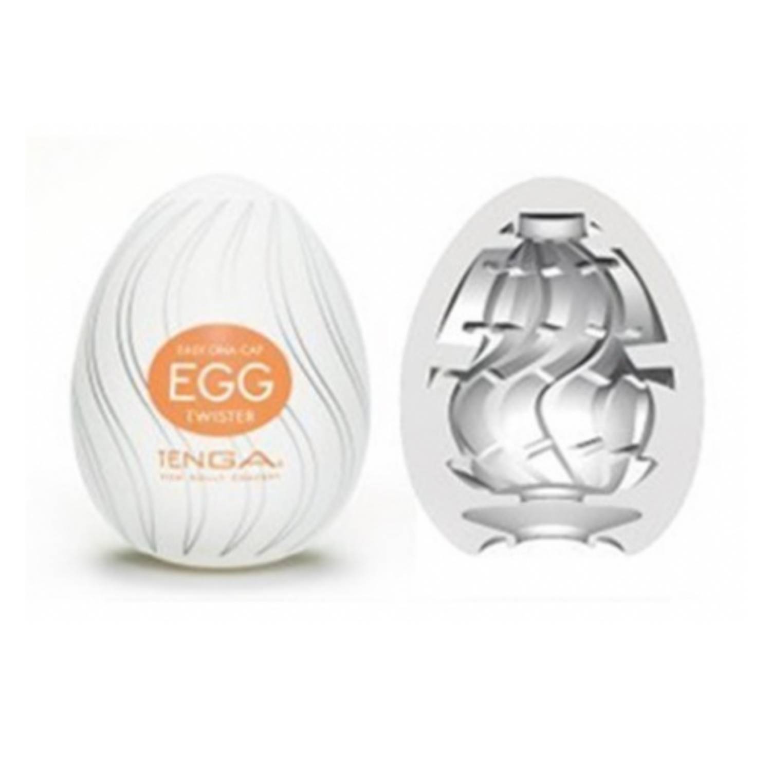 Masturbador Huevo Tenga Twister Orange