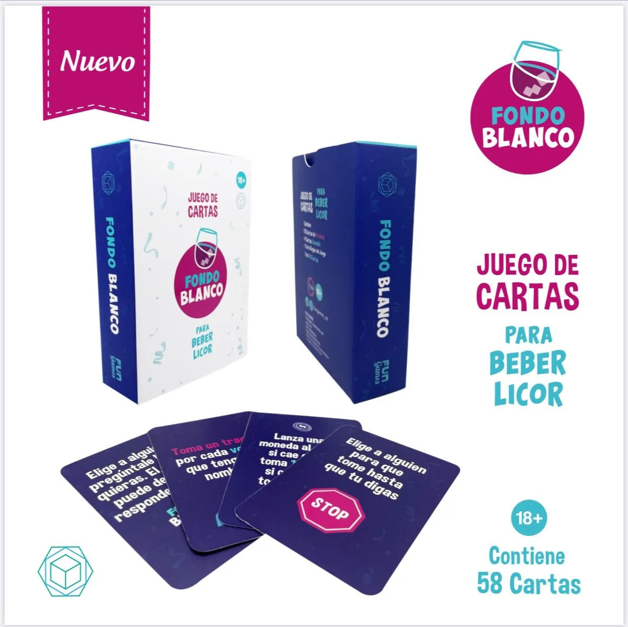 Juego de Cartas Fondo Blanco