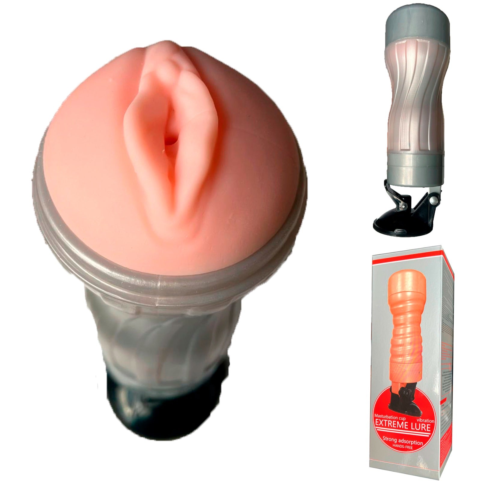Taza Vagina Vibradora Realista Masturbadora Automatica Stroker