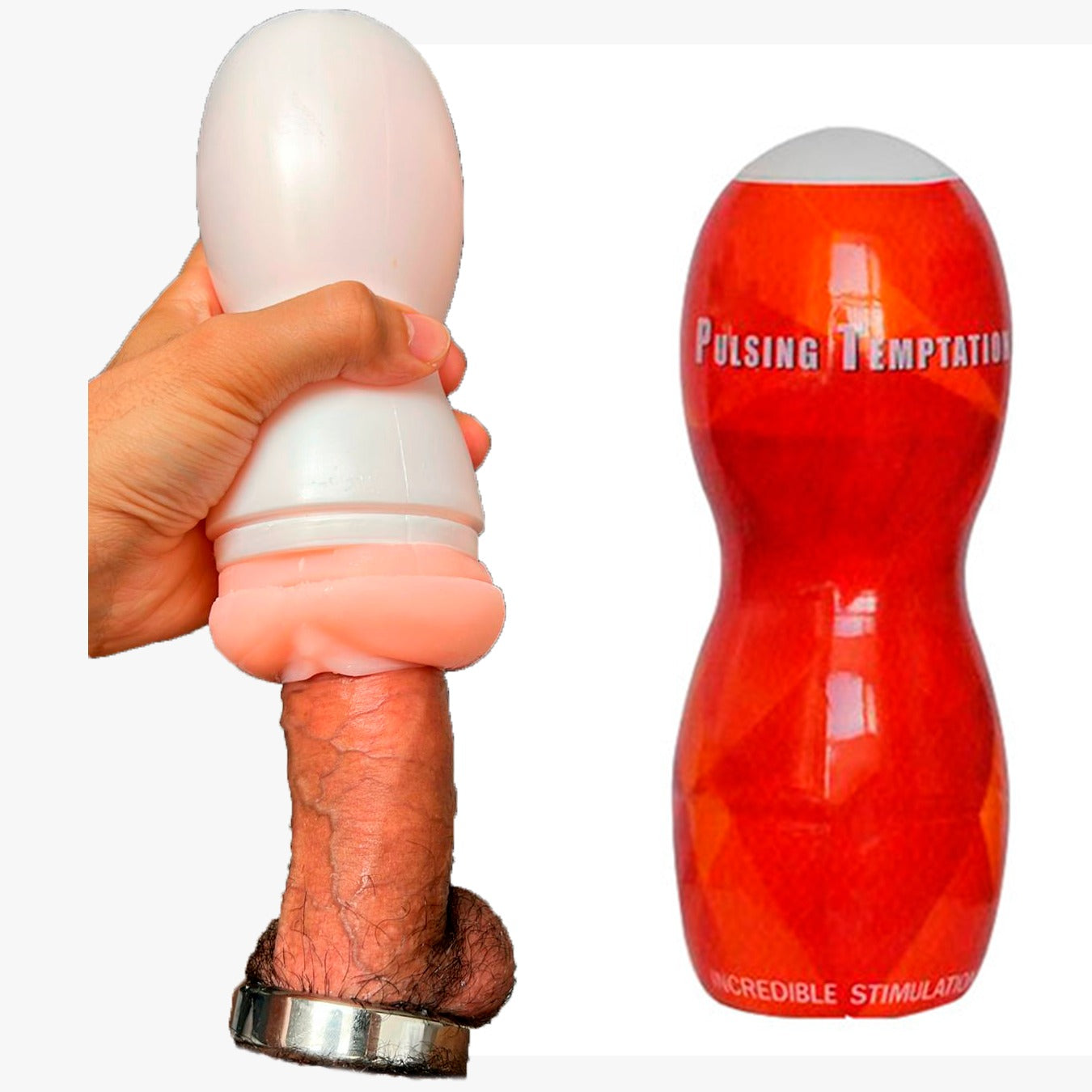 Taza Vagina Realista Masturbadora Pulsing Temptation