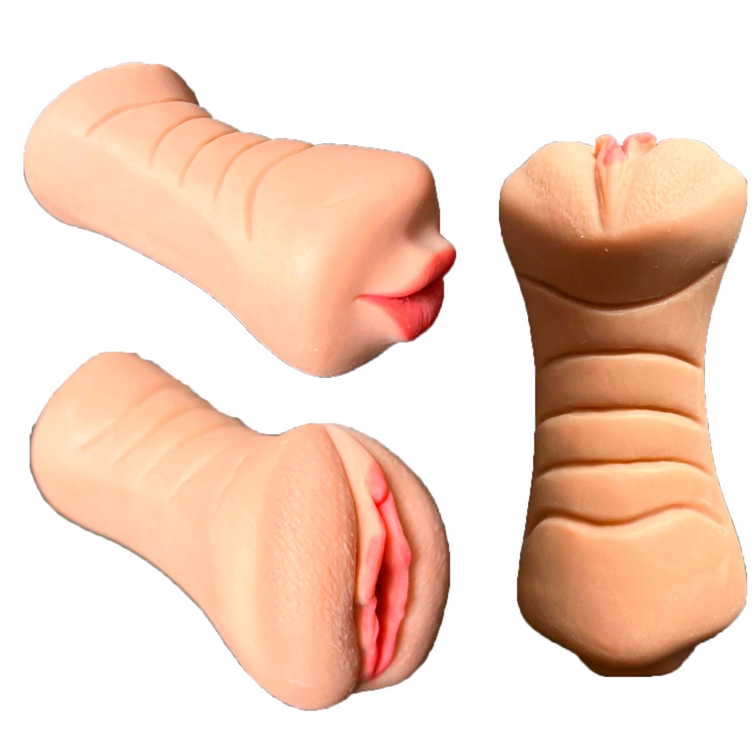 Vagina Realista Masturbador Doble Orificio Boca Ano