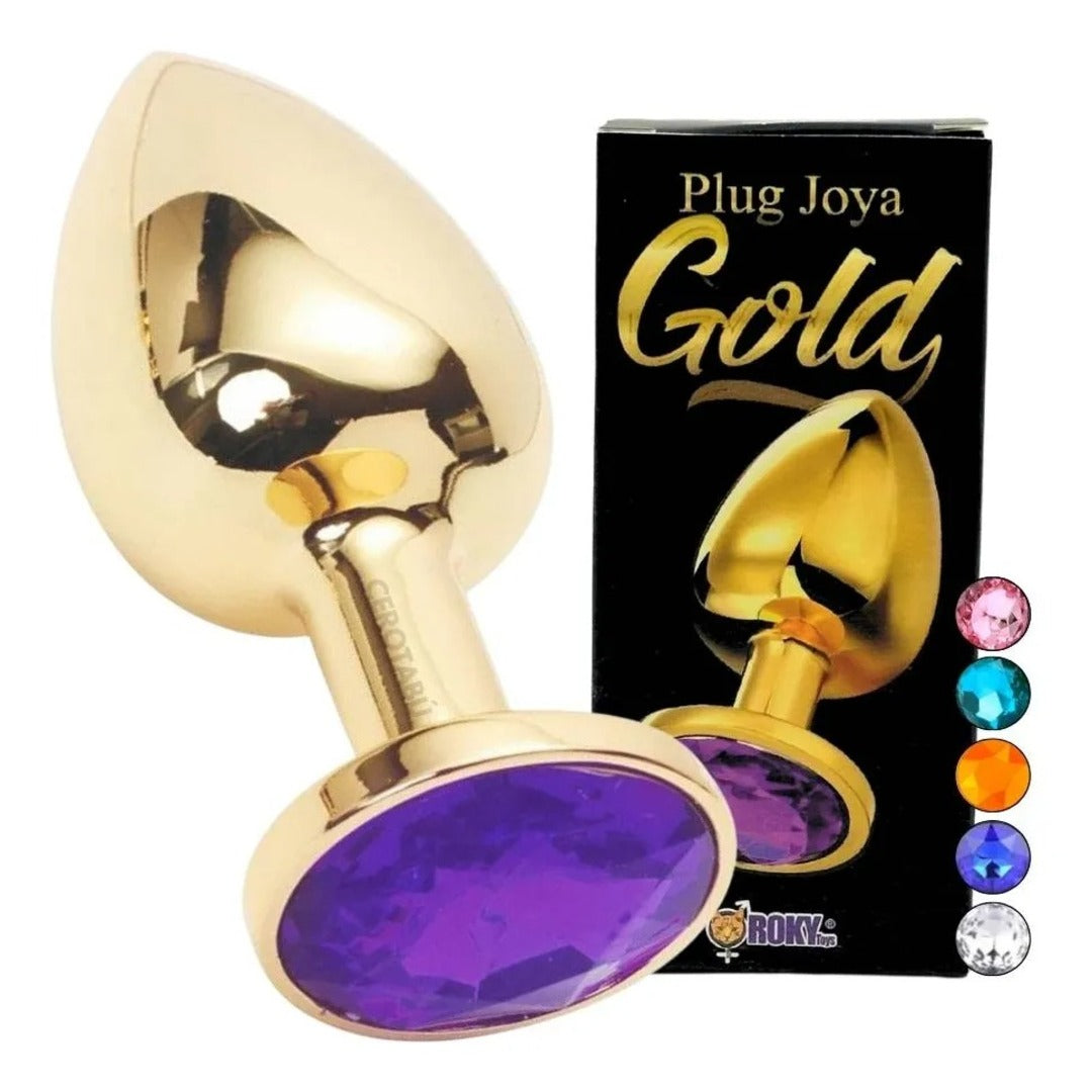 Plug Anal Joya Nacar Gold