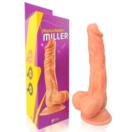 Dildo Consolador Chupa Ventosa Miller Testiculos